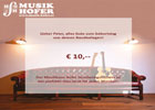 Gutscheine von Musikhaus Hofer - das perfekte Geschenke für jeden Musiker!